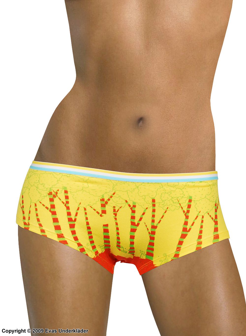 Hipster panty with trees